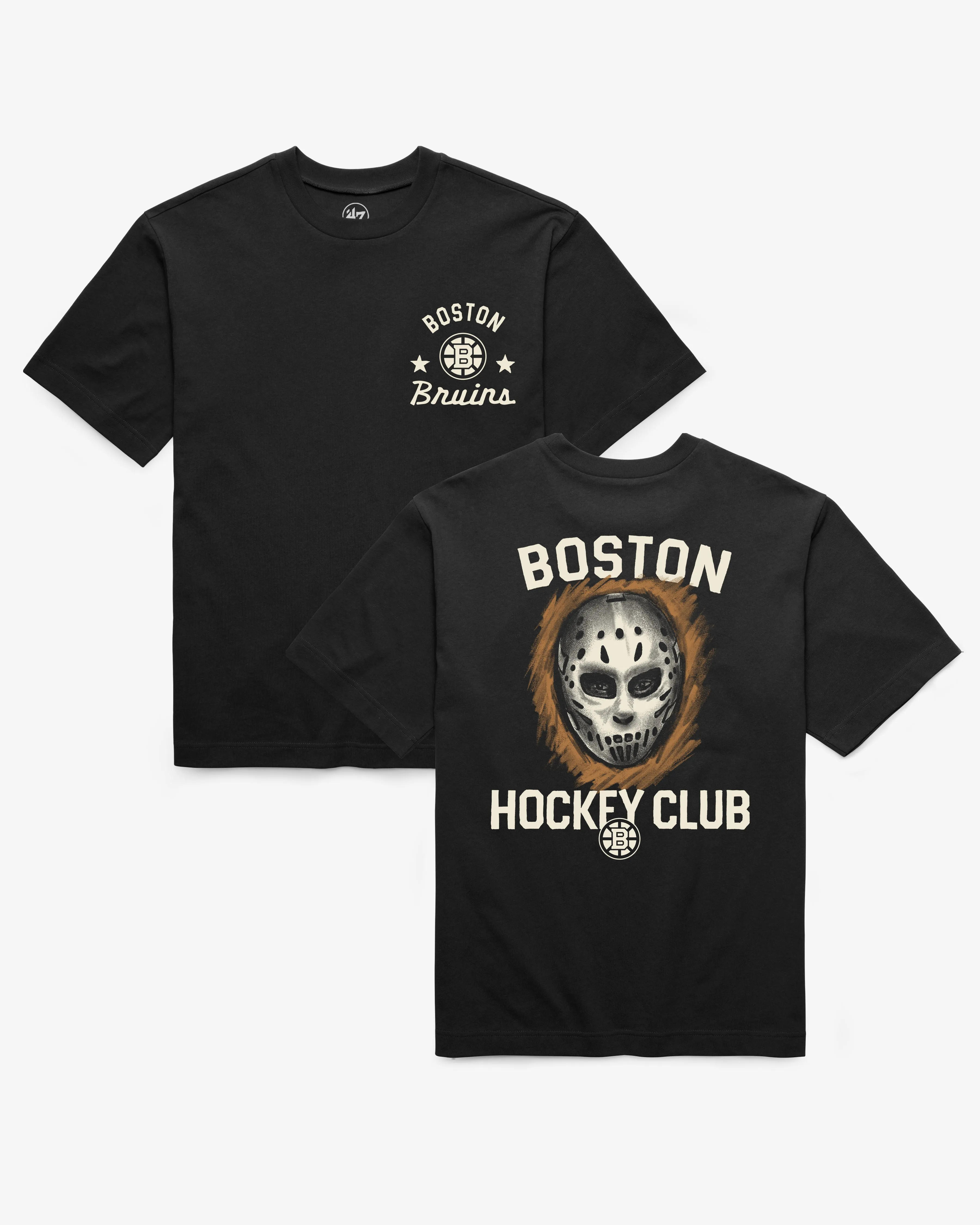 BOSTON BRUINS MASK BACK '47 FOUNDATION TEE sold by 47