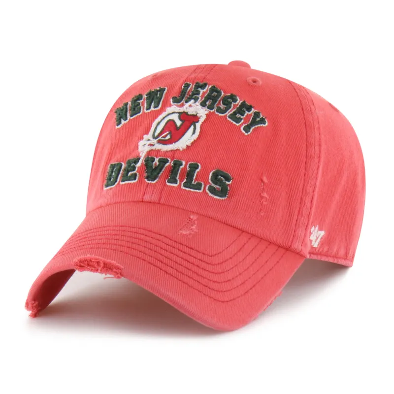 NEW JERSEY DEVILS VINTAGE SEYMOORE '47 CLEAN UP made by 47