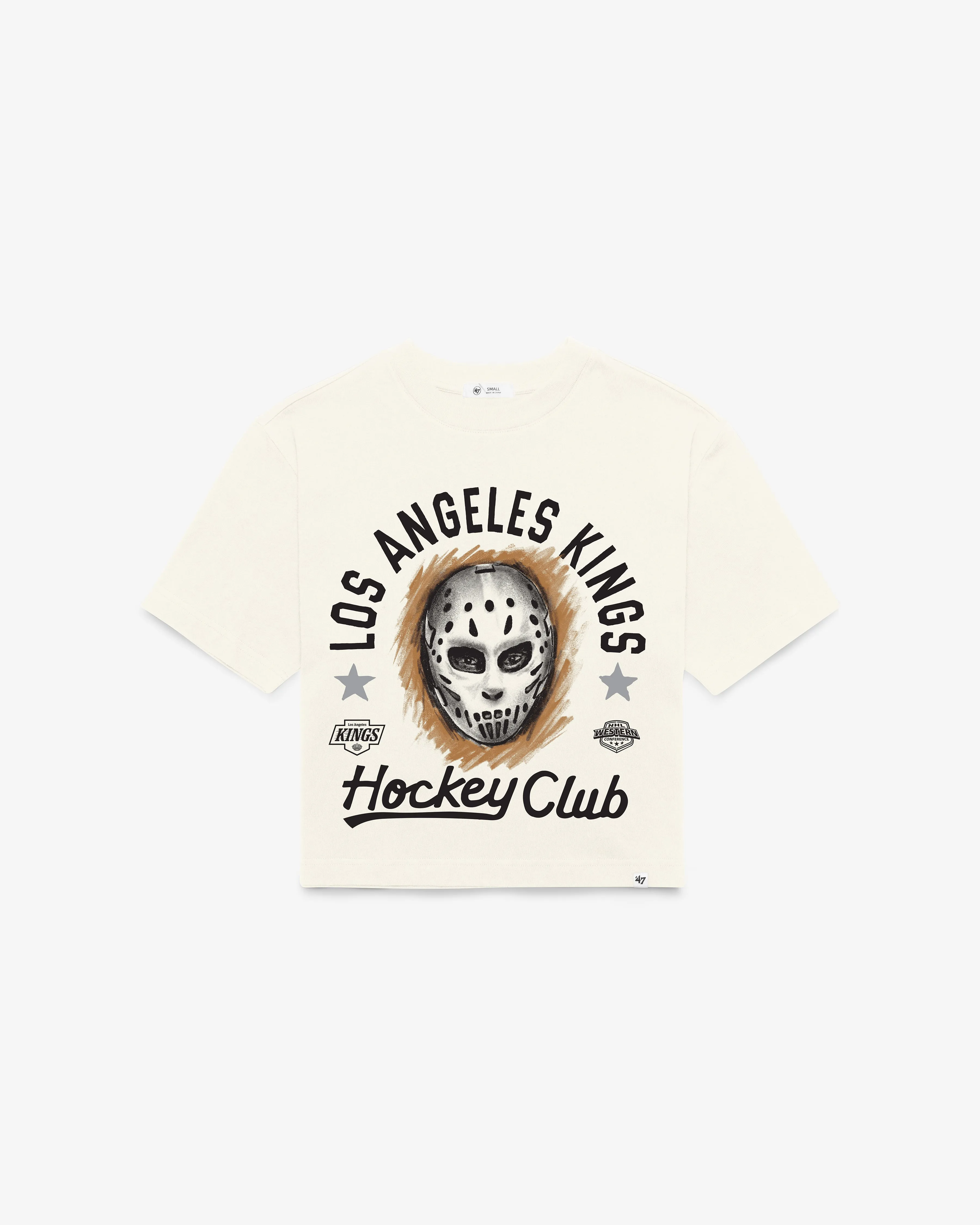 LOS ANGELES KINGS ARCH MASK '47 FOUNDATION CROP TEE WOMENS sold by 47