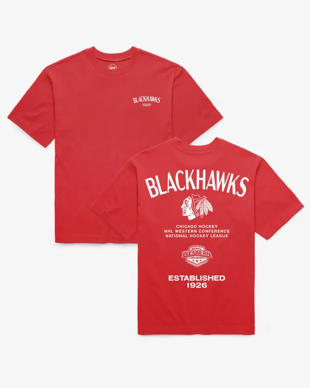 CHICAGO BLACKHAWKS CONSTANTINE '47 FOUNDATION TEE made by 47