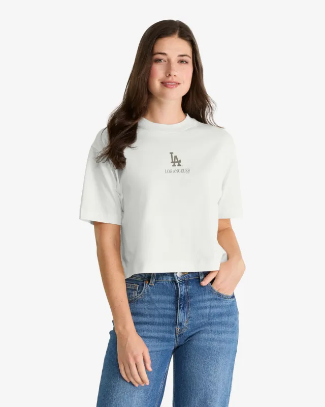 LOS ANGELES DODGERS SUNNY DAZE '47 WOMEN'S REED CITY TEE made by 47