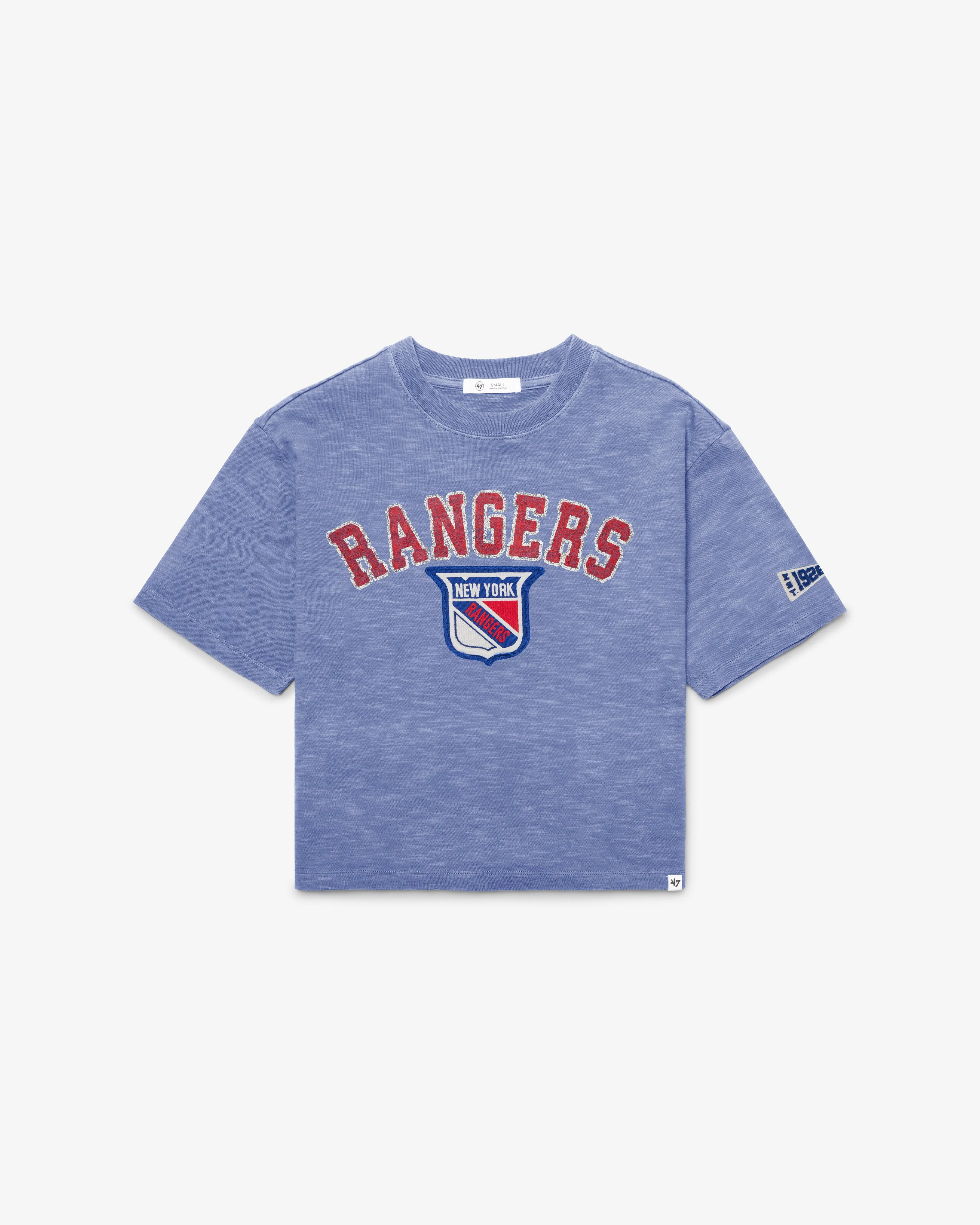 NEW YORK RANGERS VINTAGE ELMORE WELL WORN '47 HEAVY SLUB TEE WOMENS sold by 47