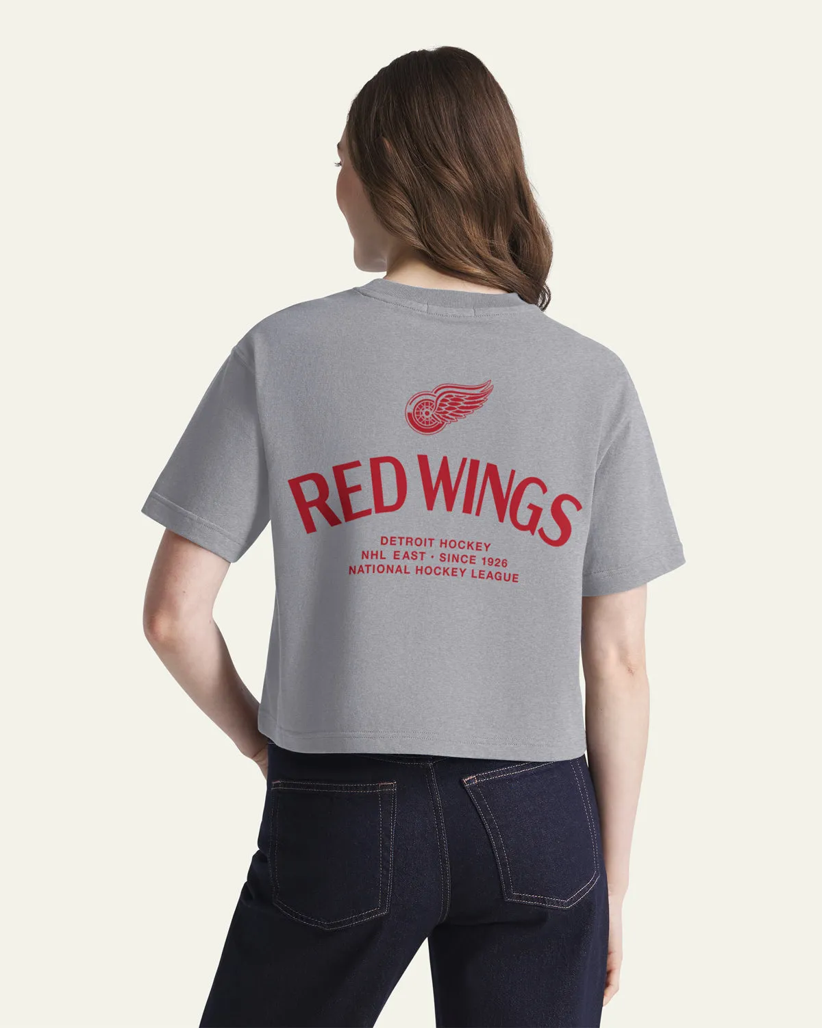 DETROIT RED WINGS HADRIAN '47 FOUNDATION CROP TEE WOMENS sold by 47 product image thumbnail 3