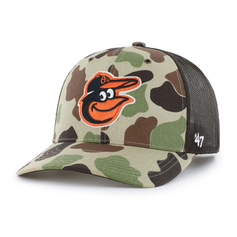 BALTIMORE ORIOLES CARHARTT '47 TRUCKER made by 47