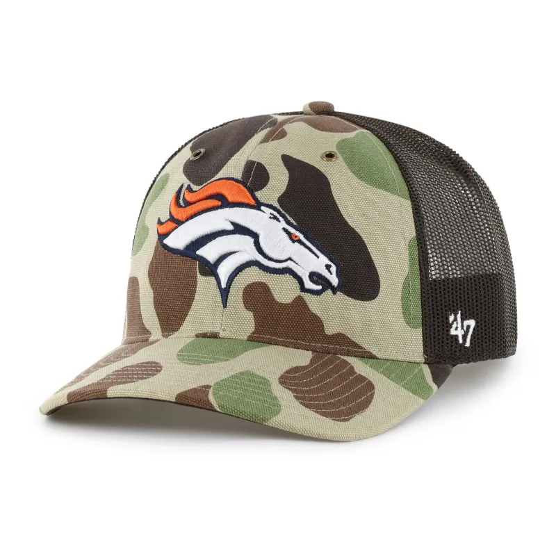 DENVER BRONCOS CARHARTT '47 TRUCKER RF RELAXED FIT made by 47