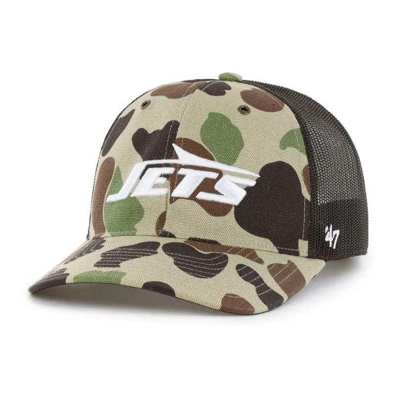 NEW YORK JETS CARHARTT '47 TRUCKER RF RELAXED FIT made by 47