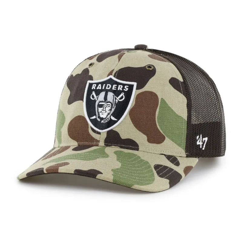 LAS VEGAS RAIDERS CARHARTT '47 TRUCKER RF RELAXED FIT made by 47