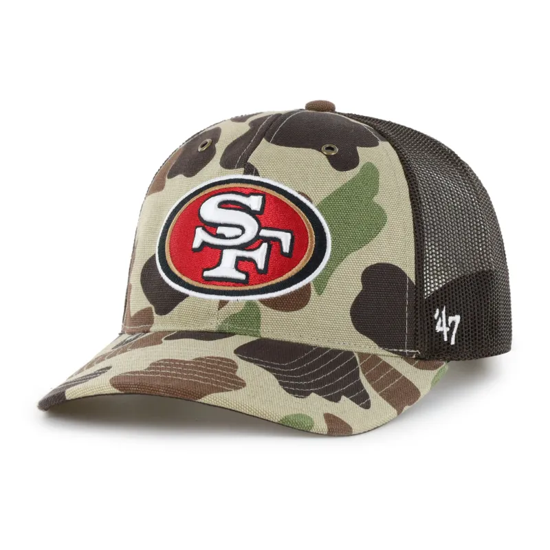 SAN FRANCISCO 49ERS CARHARTT '47 TRUCKER RF RELAXED FIT made by 47