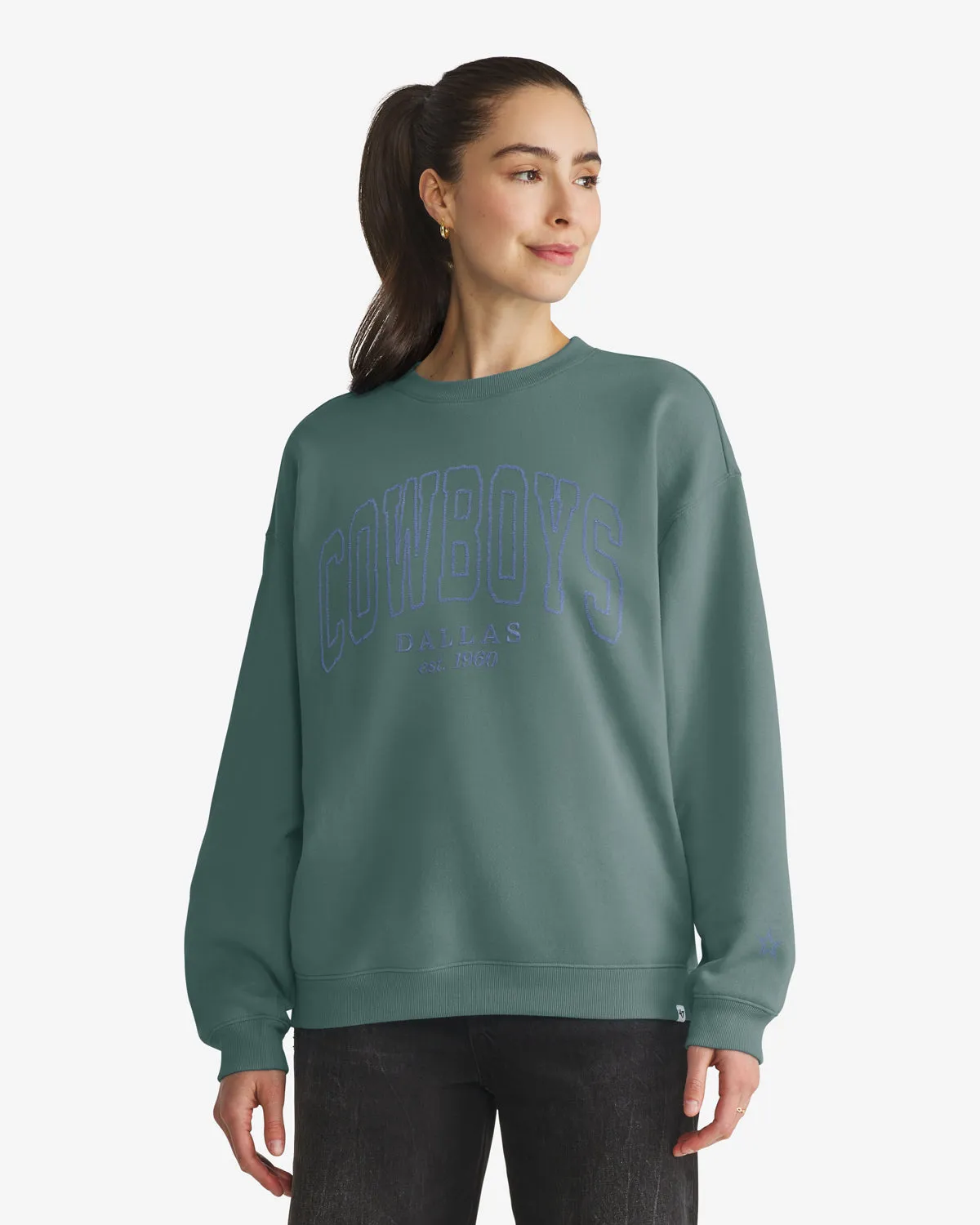 DALLAS COWBOYS FORMA LUXE '47 WOMEN'S OVERSIZED CREW sold by 47