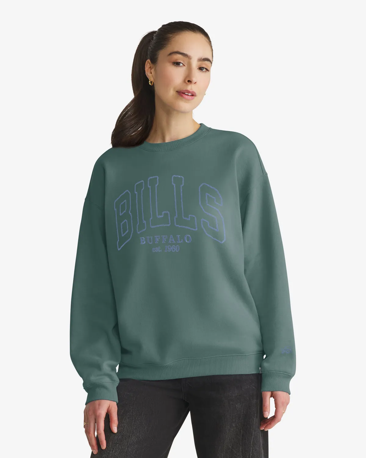 BUFFALO BILLS FORMA LUXE '47 WOMEN'S OVERSIZED CREW sold by 47