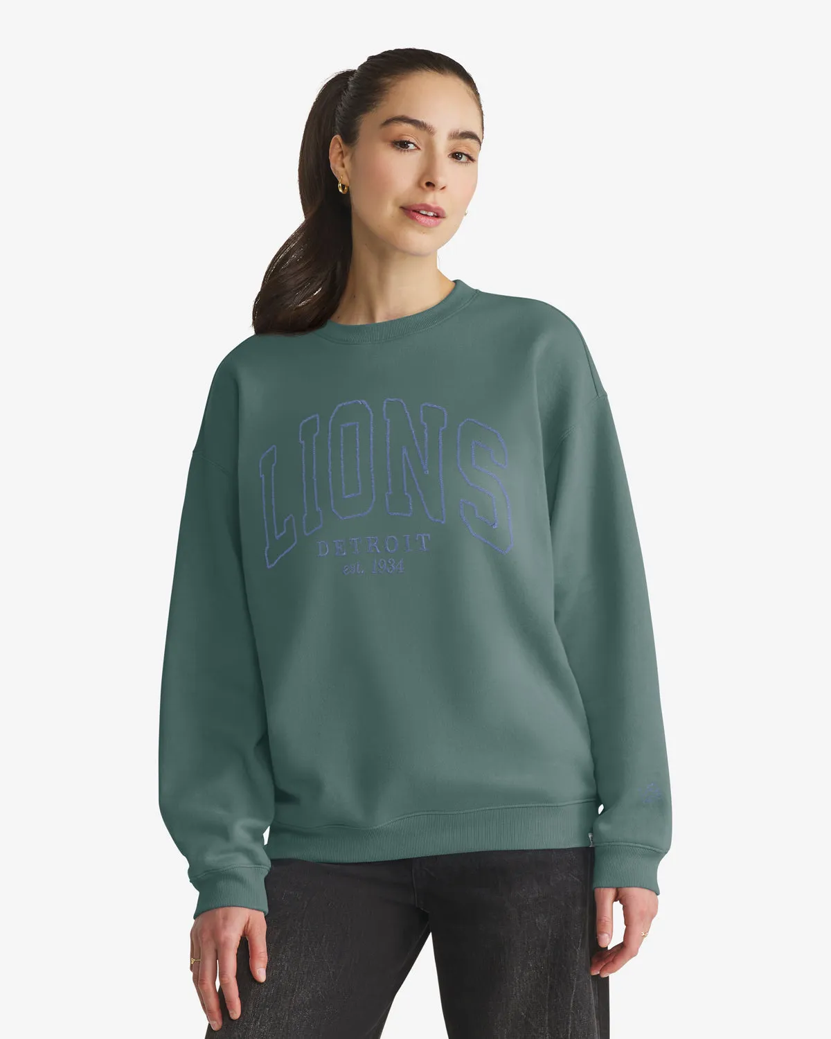 DETROIT LIONS FORMA LUXE '47 WOMEN'S OVERSIZED CREW sold by 47