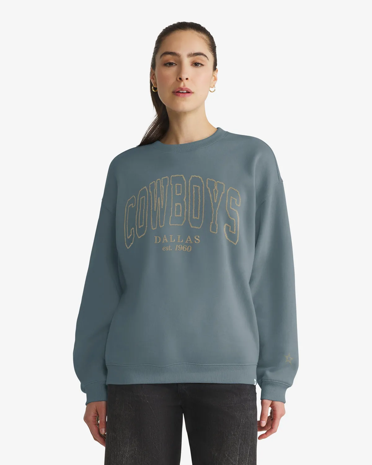 DALLAS COWBOYS FORMA LUXE '47 WOMEN'S OVERSIZED CREW sold by 47