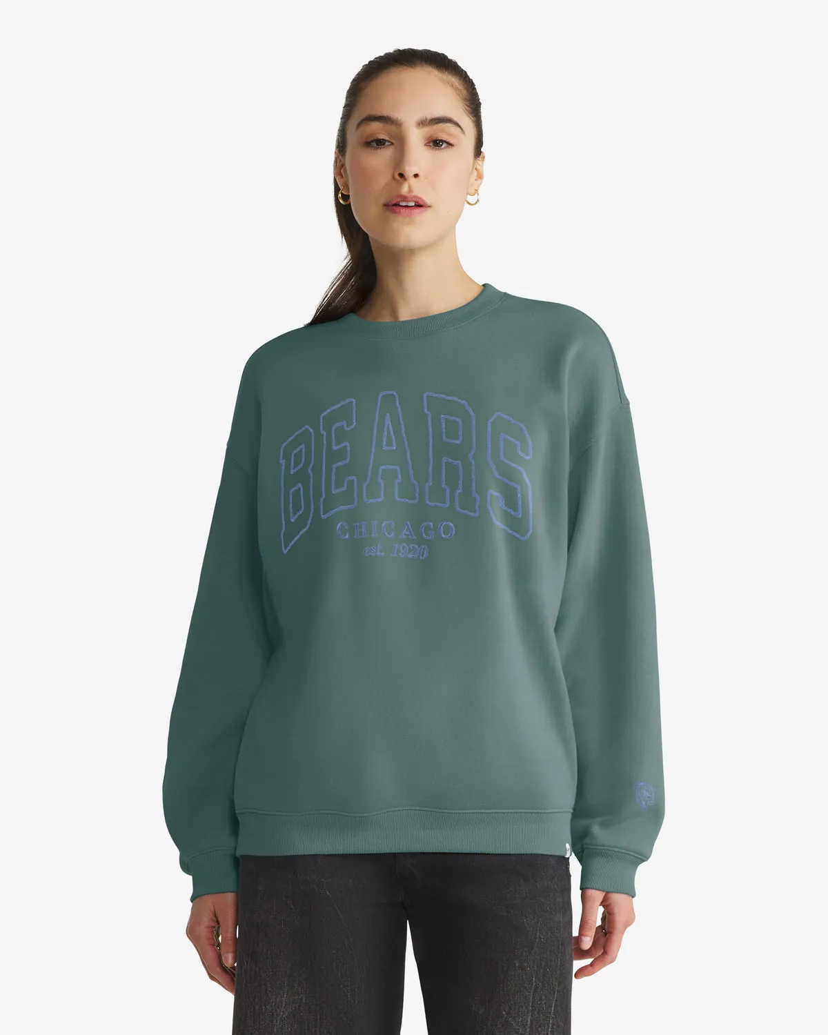 CHICAGO BEARS FORMA LUXE '47 WOMEN'S OVERSIZED CREW sold by 47