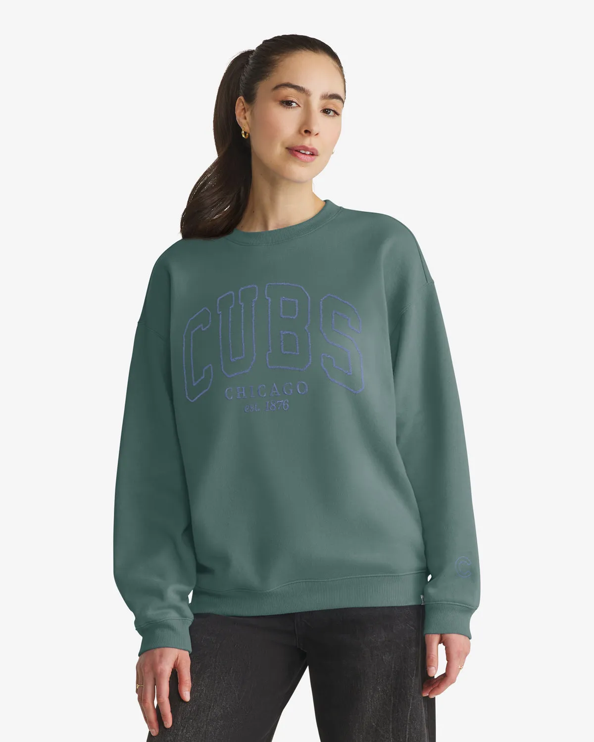 CHICAGO CUBS FORMA LUXE '47 WOMEN'S OVERSIZED CREW sold by 47