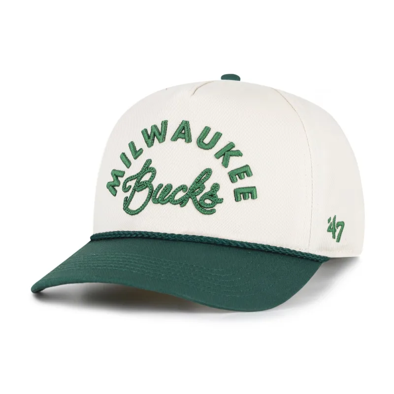 MILWAUKEE BUCKS ROPE SCRIPT '47 HITCH RF RELAXED FIT made by 47