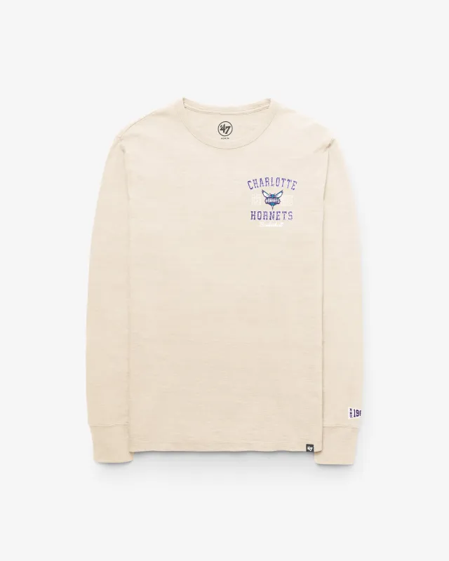 CHARLOTTE HORNETS EGREMONT '47 HEAVY SLUB LONG SLEEVE made by 47