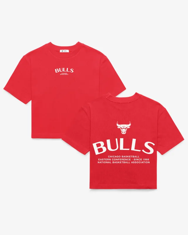 CHICAGO BULLS HADRIAN '47 FOUNDATION CROP TEE WOMENS made by 47