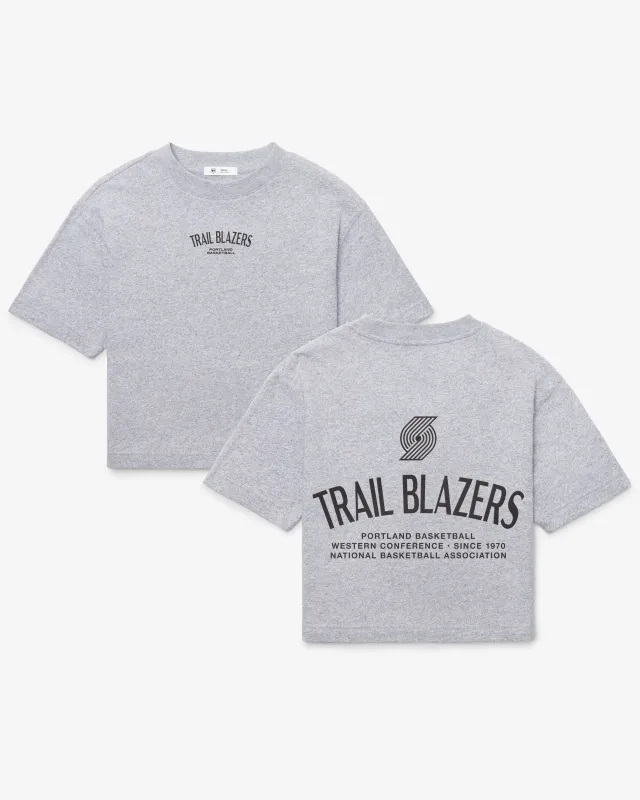 PORTLAND TRAILBLAZERS HADRIAN '47 FOUNDATION CROP TEE WOMENS made by 47