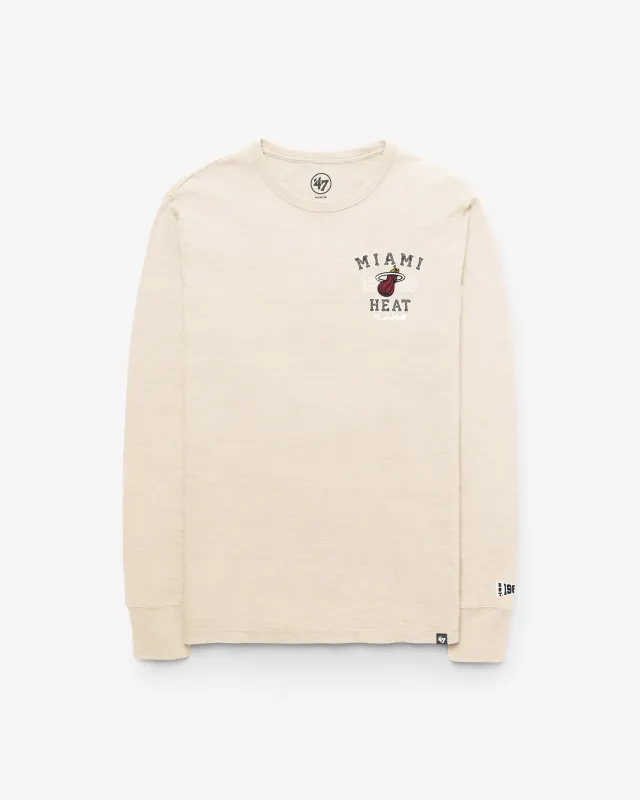 MIAMI HEAT EGREMONT '47 HEAVY SLUB LONG SLEEVE TEE made by 47