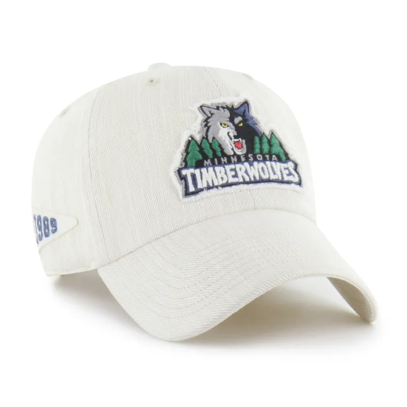 MINNESOTA TIMBERWOLVES SLUB TWILL '47 CLEAN UP made by 47
