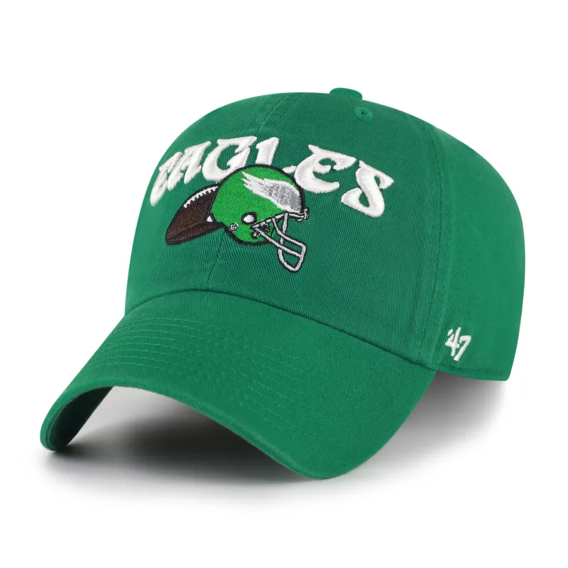 PHILADELPHIA EAGLES HISTORIC SCRIPT '47 CLEAN UP made by 47