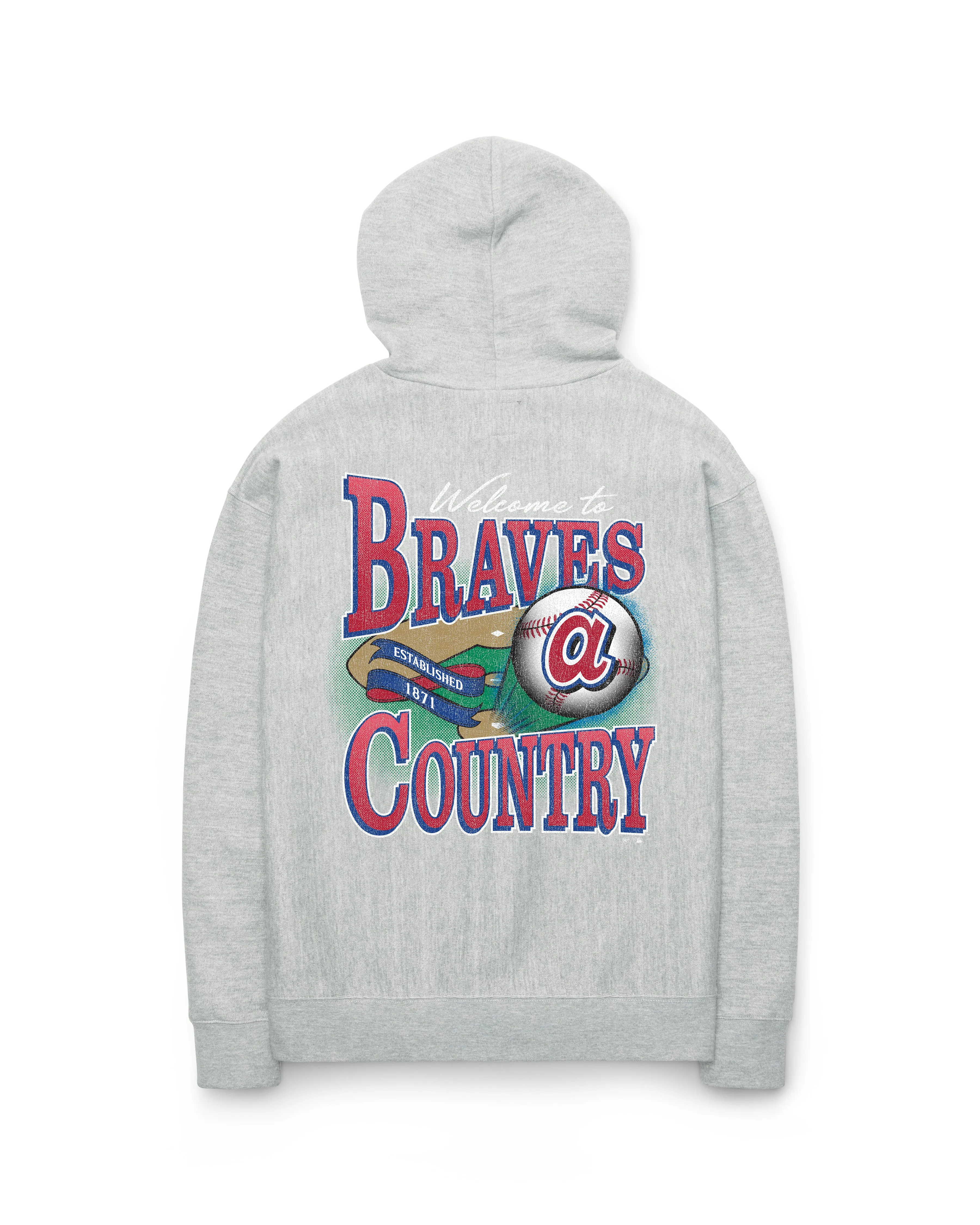 ATLANTA BRAVES COOPERSTOWN VARSITY HOUSE BACKER '47 FOUNDATION HOOD sold by 47 product image thumbnail 3