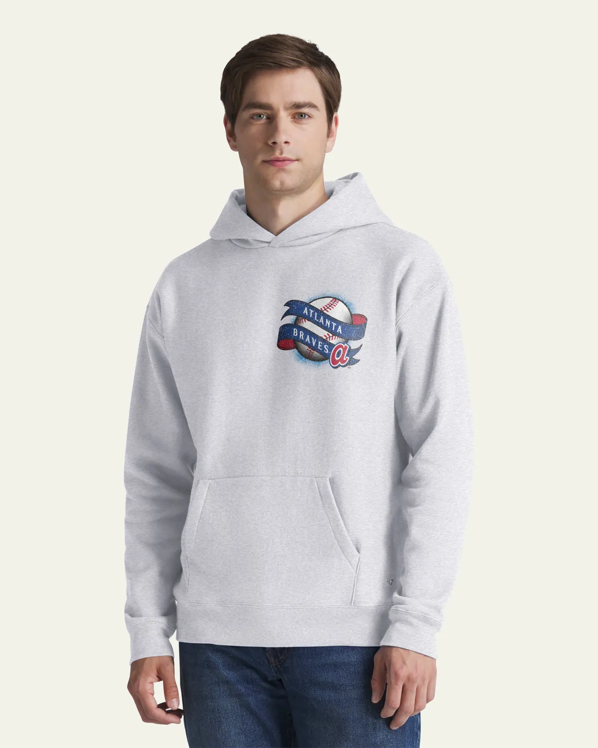 ATLANTA BRAVES COOPERSTOWN VARSITY HOUSE BACKER '47 FOUNDATION HOOD sold by 47 product image thumbnail 5