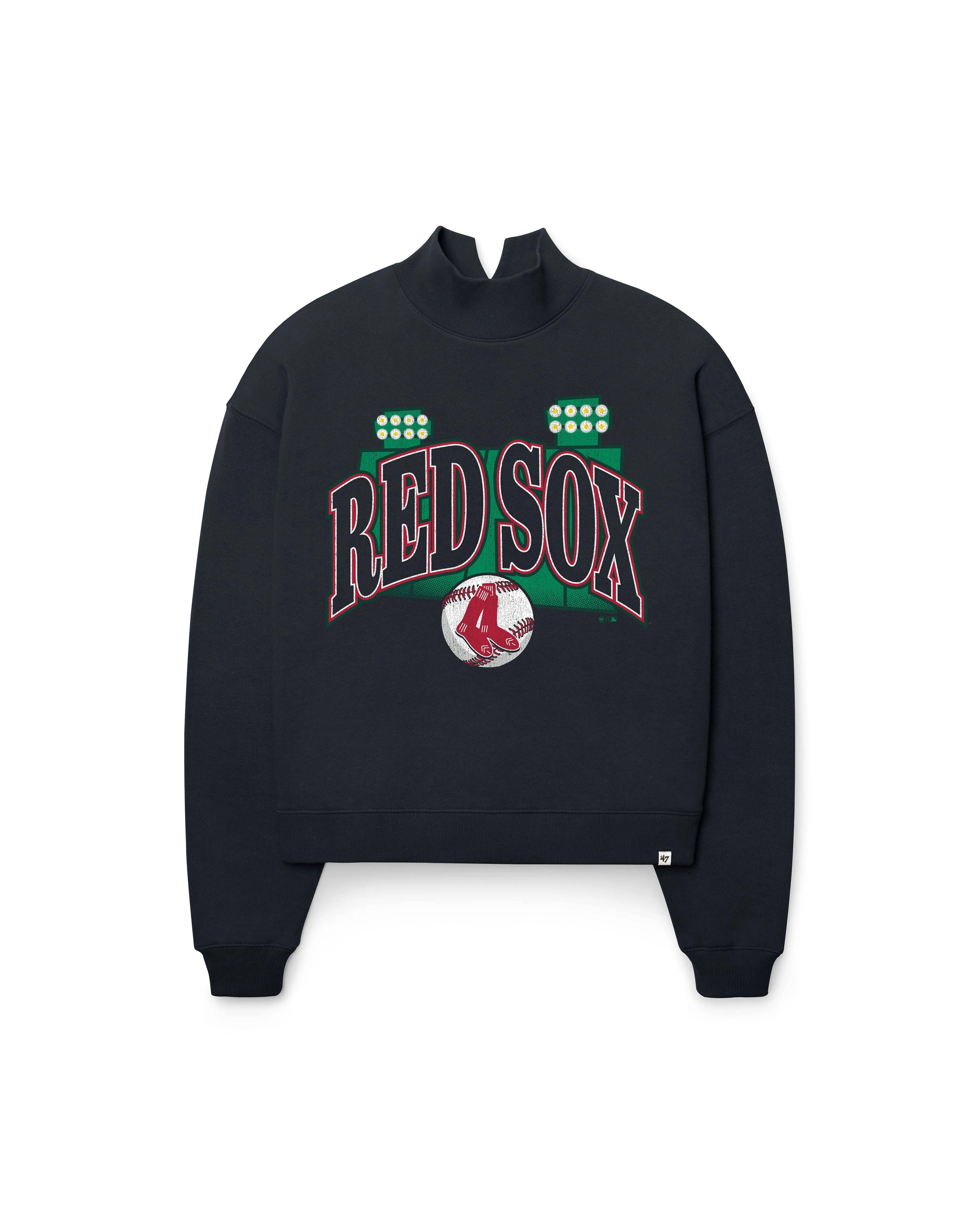 BOSTON RED SOX COOPERSTOWN VARSITY HOUSE '47 WOMEN'S MOCK NECK PULLOVER sold by 47