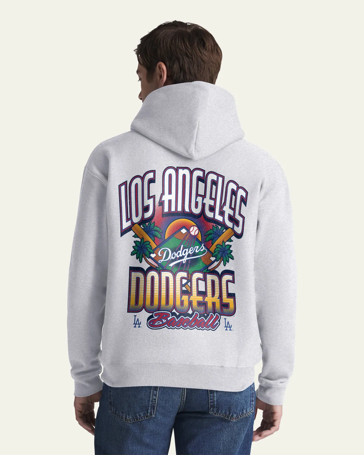 LOS ANGELES DODGERS COOPERSTOWN VARSITY HOUSE BACKER '47 FOUNDATION HOOD sold by 47 product image thumbnail 4