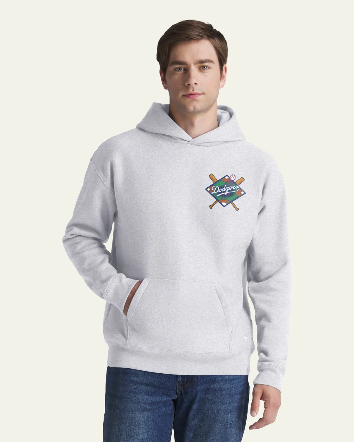 LOS ANGELES DODGERS COOPERSTOWN VARSITY HOUSE BACKER '47 FOUNDATION HOOD sold by 47 product image thumbnail 5