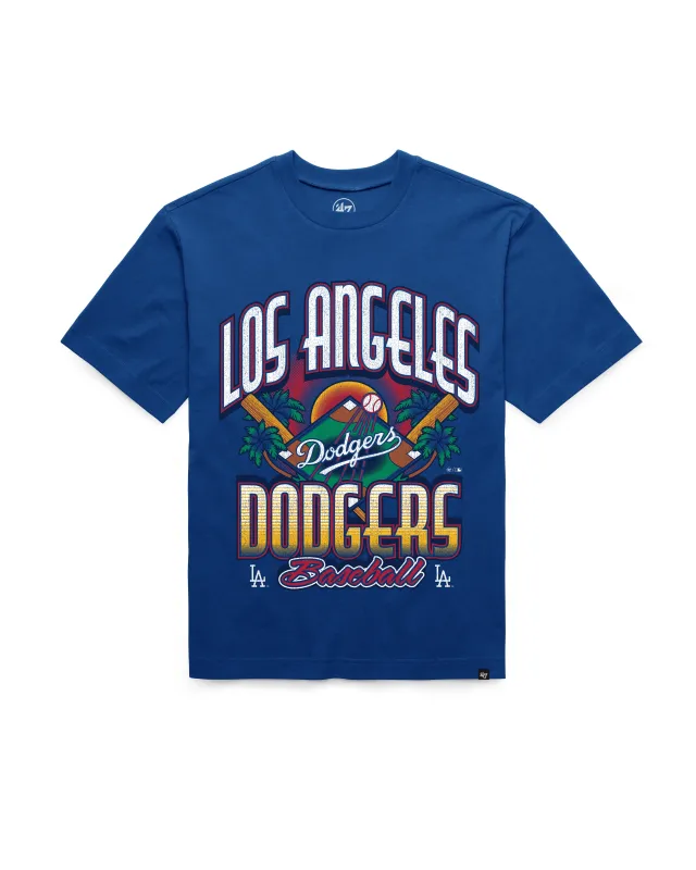 LOS ANGELES DODGERS COOPERSTOWN VARSITY HOUSE '47 FOUNDATION TEE made by 47
