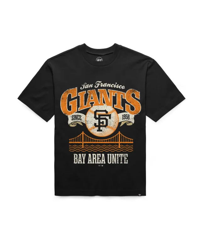 SAN FRANCISCO GIANTS COOPERSTOWN VARSITY HOUSE '47 FOUNDATION TEE made by 47