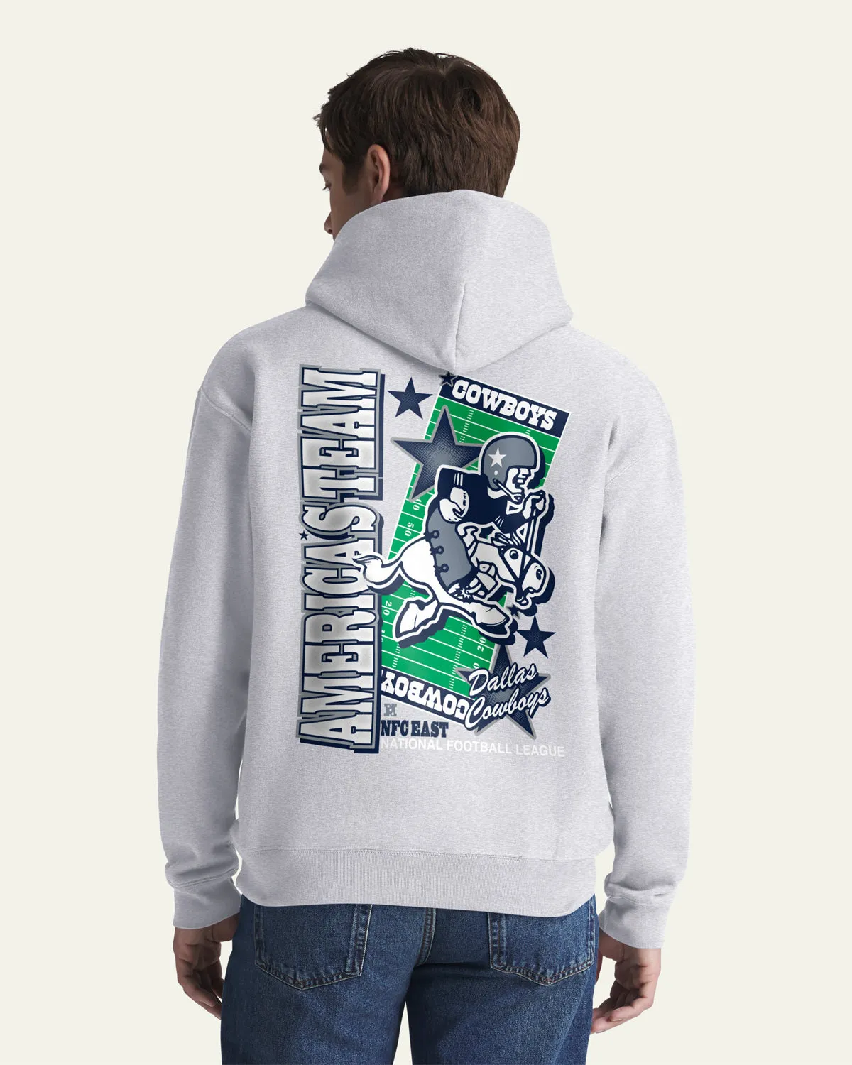 DALLAS COWBOYS HISTORIC VARSITY HOUSE BACKER '47 FOUNDATION HOOD sold by 47 product image thumbnail 4