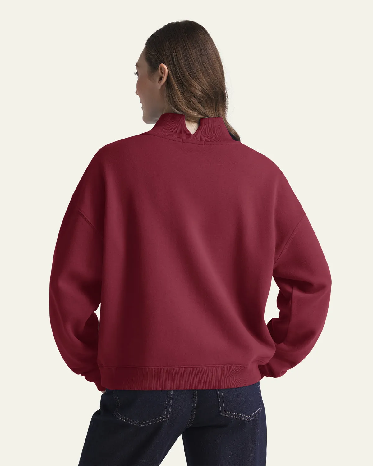 COLORADO AVALANCHE VANTAGE '47 WOMEN'S MOCK NECK PULLOVER sold by 47 product image thumbnail 2