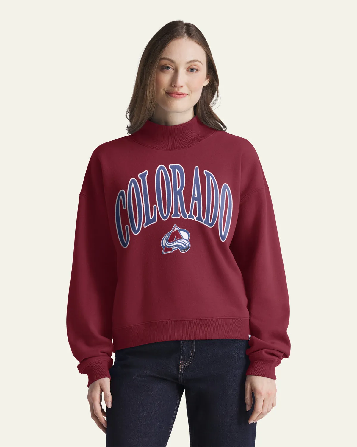 COLORADO AVALANCHE VANTAGE '47 WOMEN'S MOCK NECK PULLOVER sold by 47