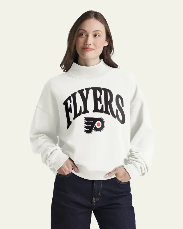 PHILADELPHIA FLYERS VANTAGE '47 WOMEN'S MOCK NECK PULLOVER made by 47