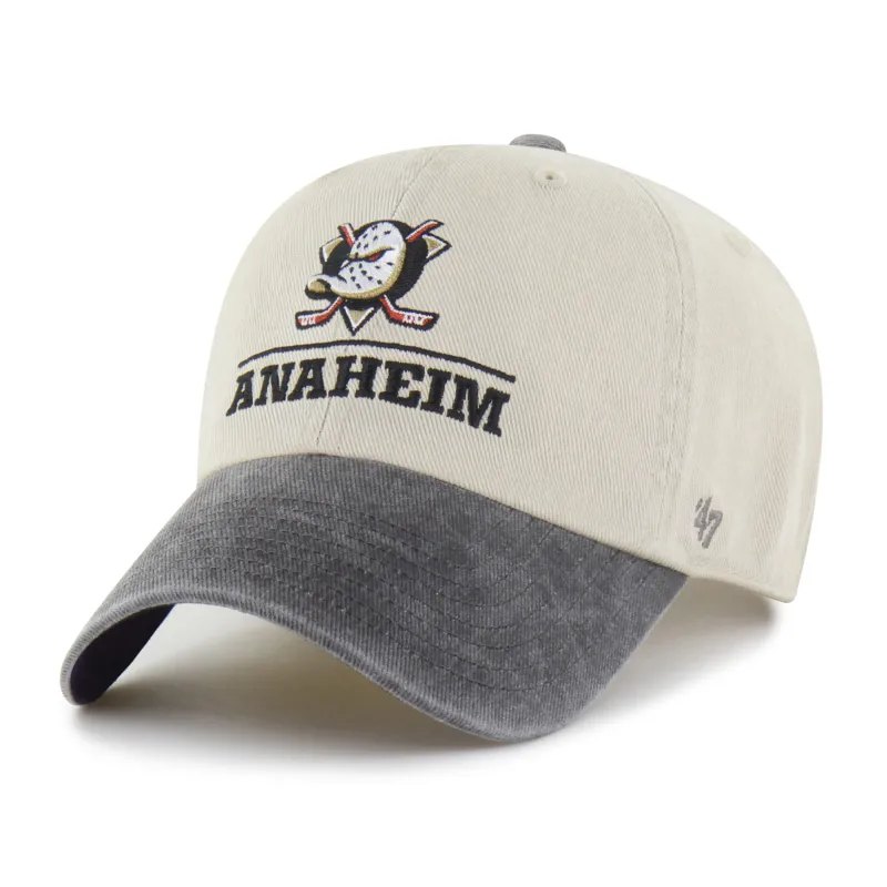 ANAHEIM DUCKS LOGO LINE TWO TONE '47 CLEAN UP made by 47