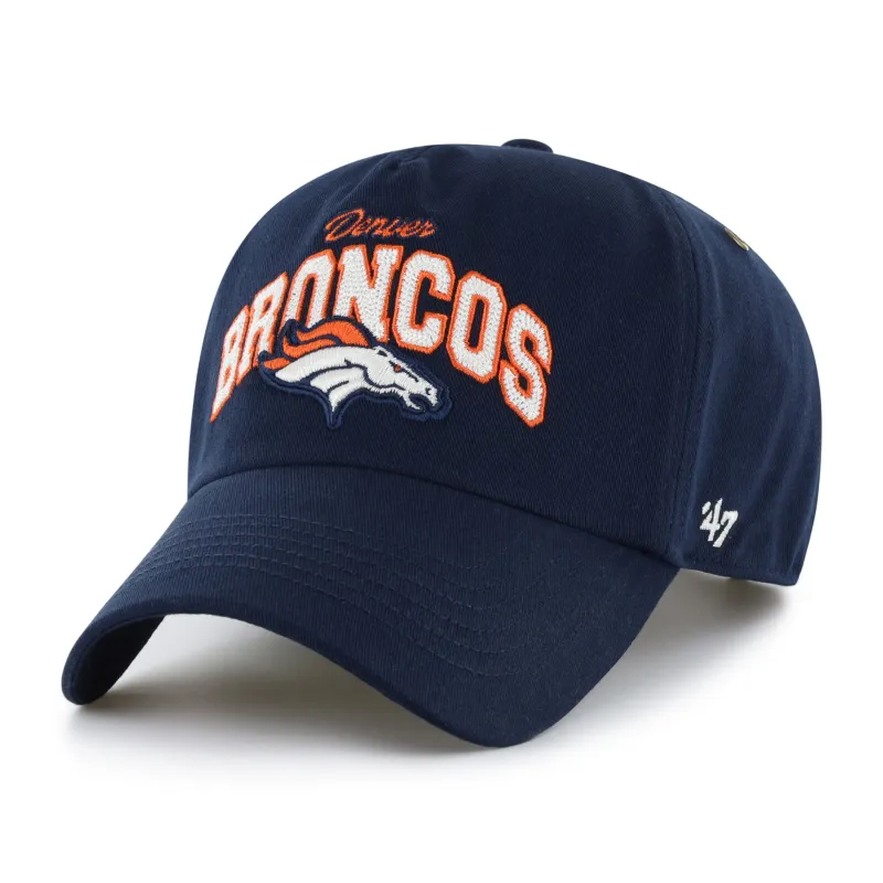 DENVER BRONCOS STONEY CLOVER LANE X '47 CLEAN UP PINCH FRONT made by 47