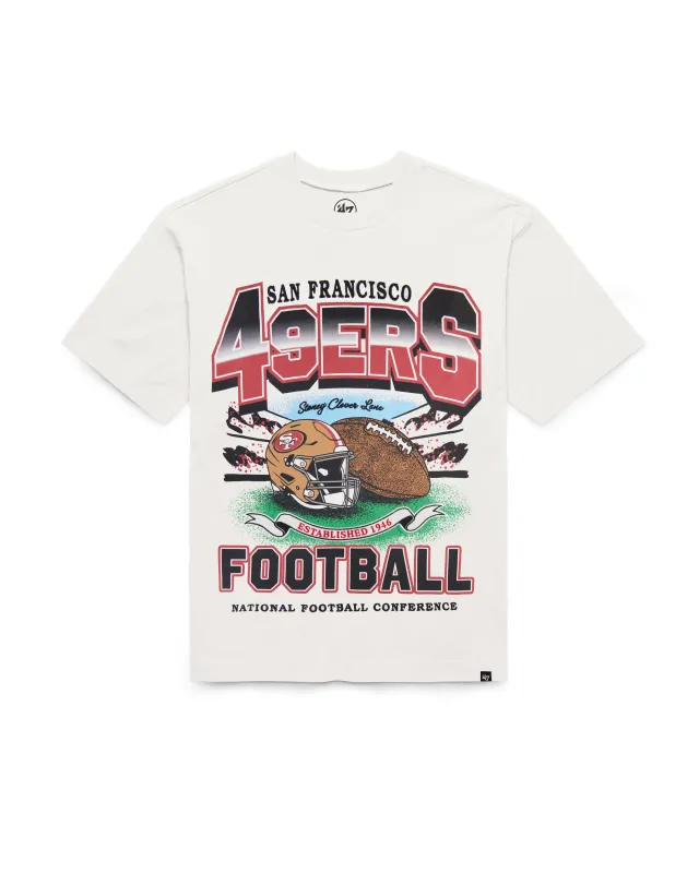 SAN FRANCISCO 49ERS STONEY CLOVER LANE X '47 WOMEN'S FOUNDATION TEE made by 47