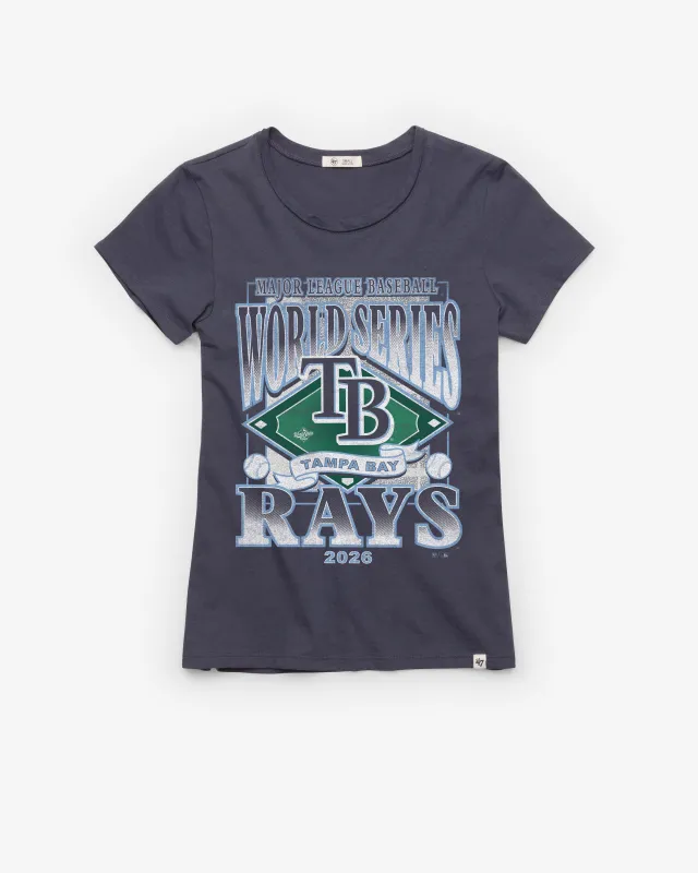 TAMPA BAY RAYS 2026 WORLD SERIES '47 WOMEN'S FRANKIE TEE made by 47
