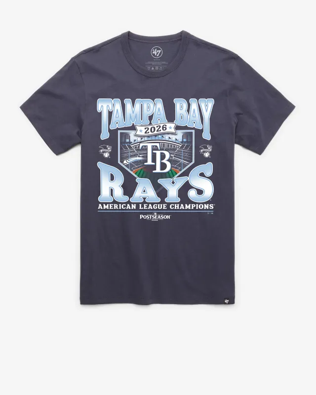 TAMPA BAY RAYS 2026 AMERICAN LEAGUE CHAMPIONS '47 FRANKLIN TEE made by 47