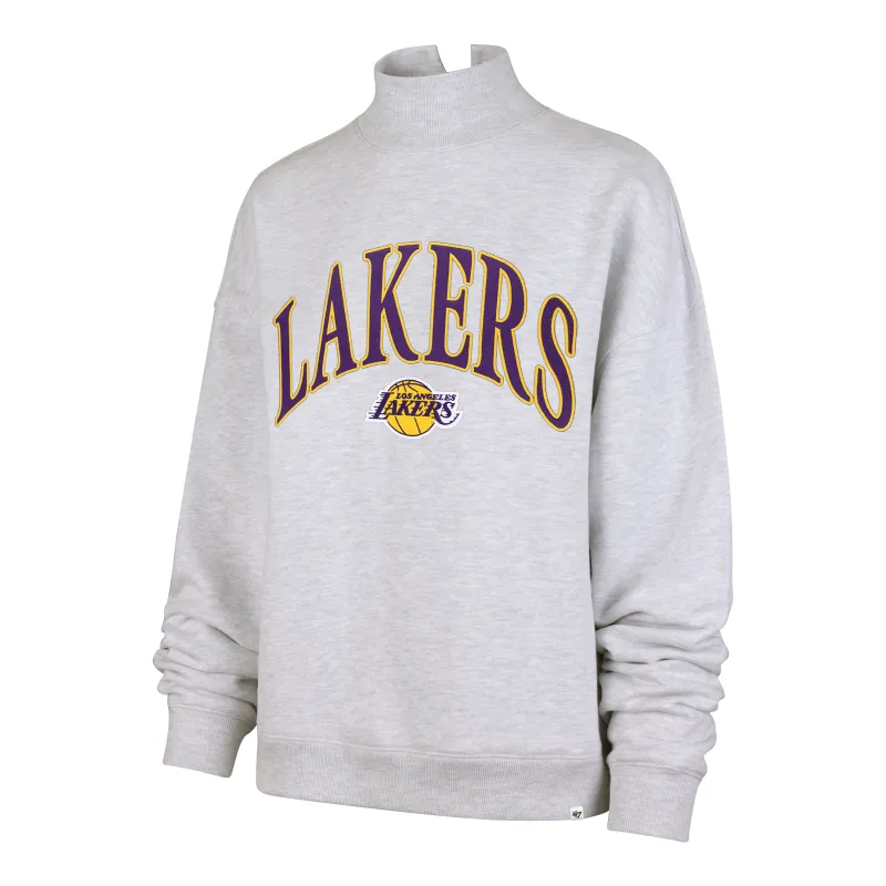 LOS ANGELES LAKERS VANTAGE '47 WOMEN'S MOCK NECK PULLOVER made by 47