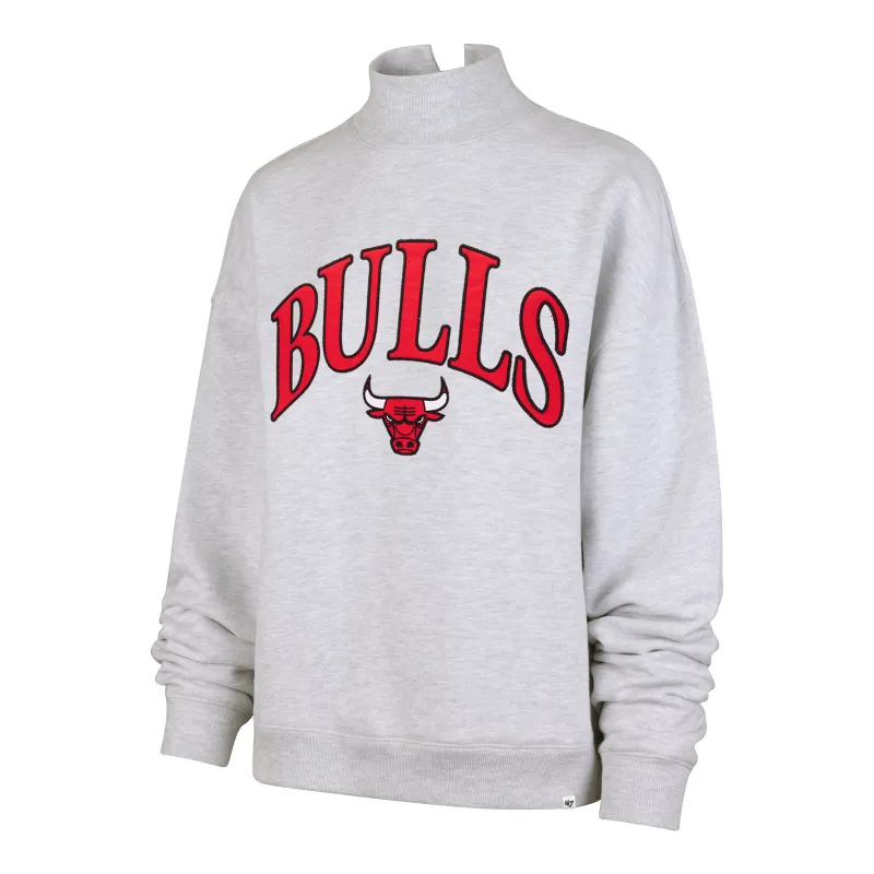 CHICAGO BULLS VANTAGE '47 WOMEN'S MOCK NECK PULLOVER made by 47