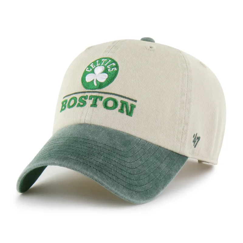 BOSTON CELTICS LOGO LINE TWO TONE '47 CLEAN UP made by 47