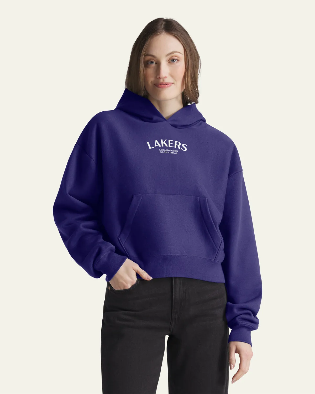 LOS ANGELES LAKERS HADRIAN '47 FOUNDATION HOOD WOMEN sold by 47 product image thumbnail 5