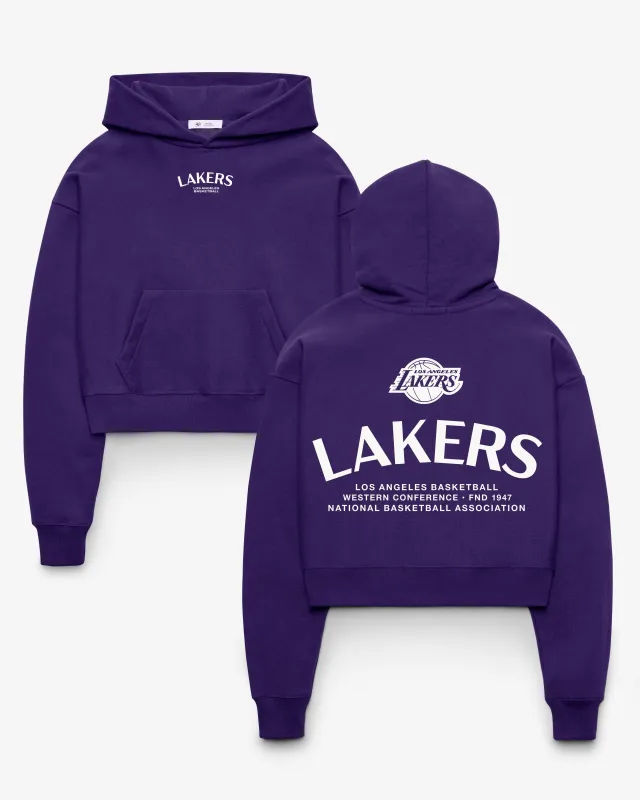 LOS ANGELES LAKERS HADRIAN '47 FOUNDATION HOOD WOMEN made by 47