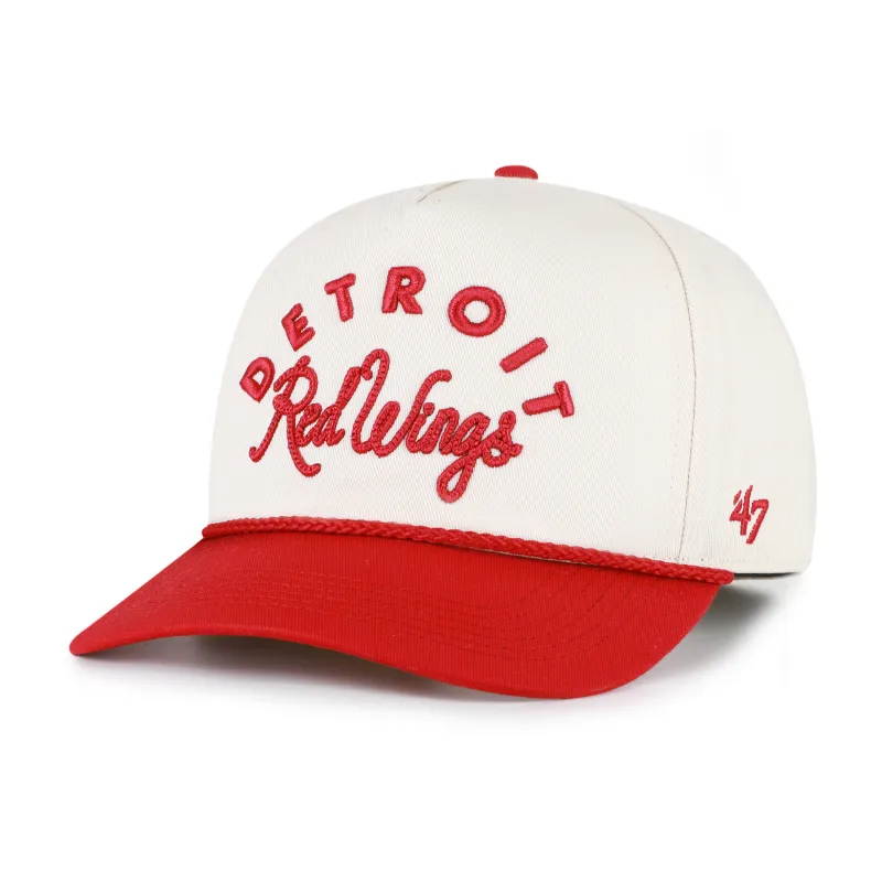 DETROIT RED WINGS ROPE SCRIPT '47 HITCH RF RELAXED FIT made by 47