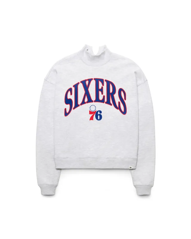 PHILADELPHIA 76ERS VANTAGE '47 WOMEN'S MOCK NECK PULLOVER made by 47