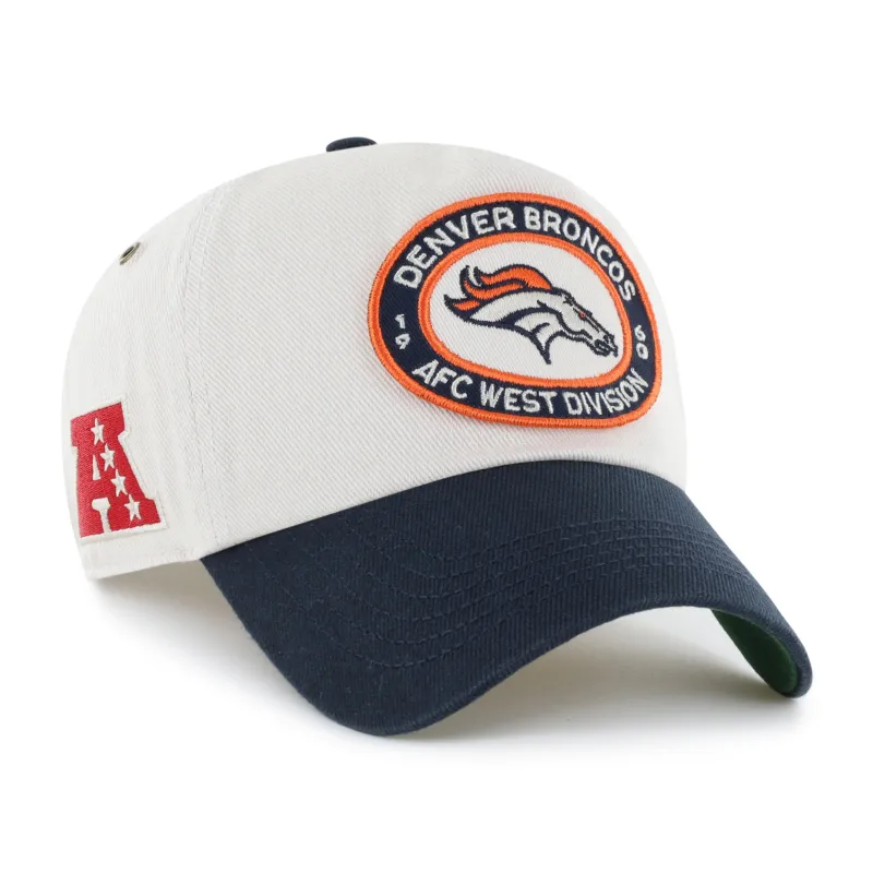 DENVER BRONCOS OVAL STACK '47 CLEAN UP PINCH FRONT made by 47