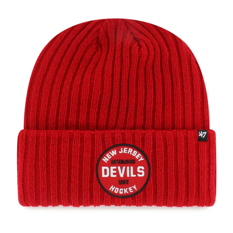 NEW JERSEY DEVILS RIBBED SNOWDRIFT '47 CUFF KNIT made by 47